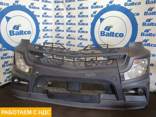 Бампер передний (ноускат) правый